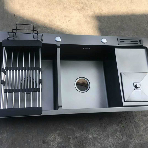 Chậu nano 1m x 45cm có cài dao thớt, có hố rác